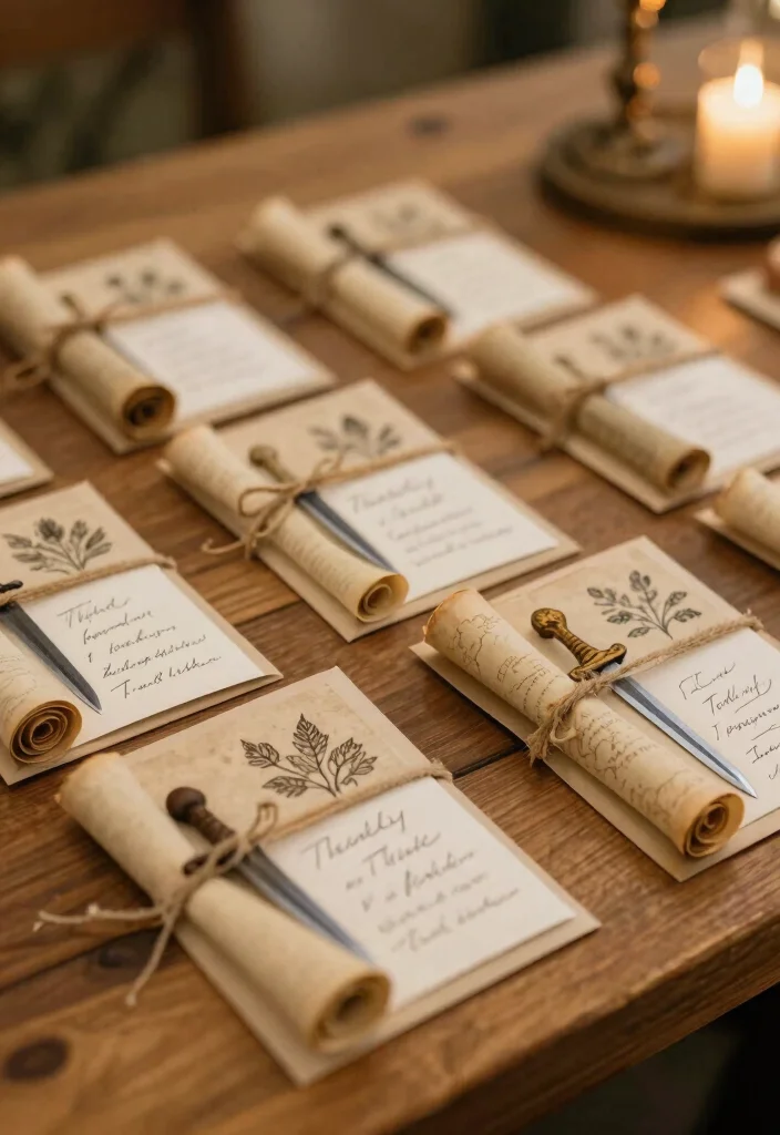 19 LOTR Wedding Ideas That Feel Epic And Enchanting - 9. Fantasy Wedding Favors 1