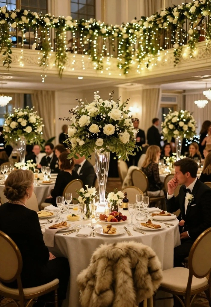 19 Luxury Wedding Ideas That Exude Elegance - 11. Opulent Winter Wonderland 1