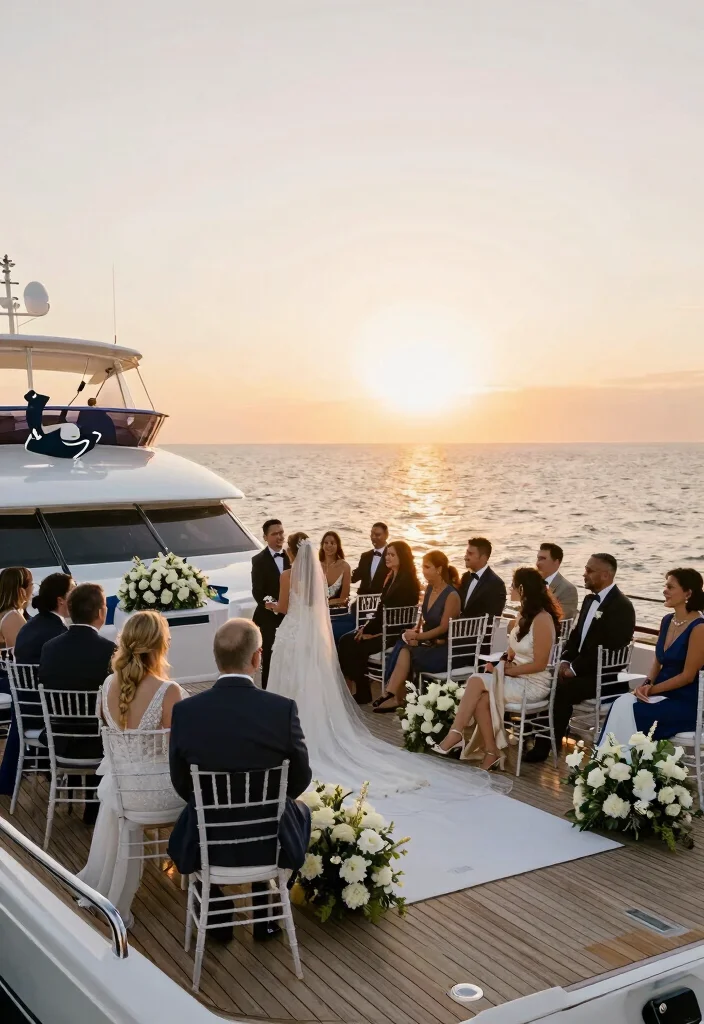 19 Luxury Wedding Ideas That Exude Elegance - 13. Luxury Yacht Experience 1