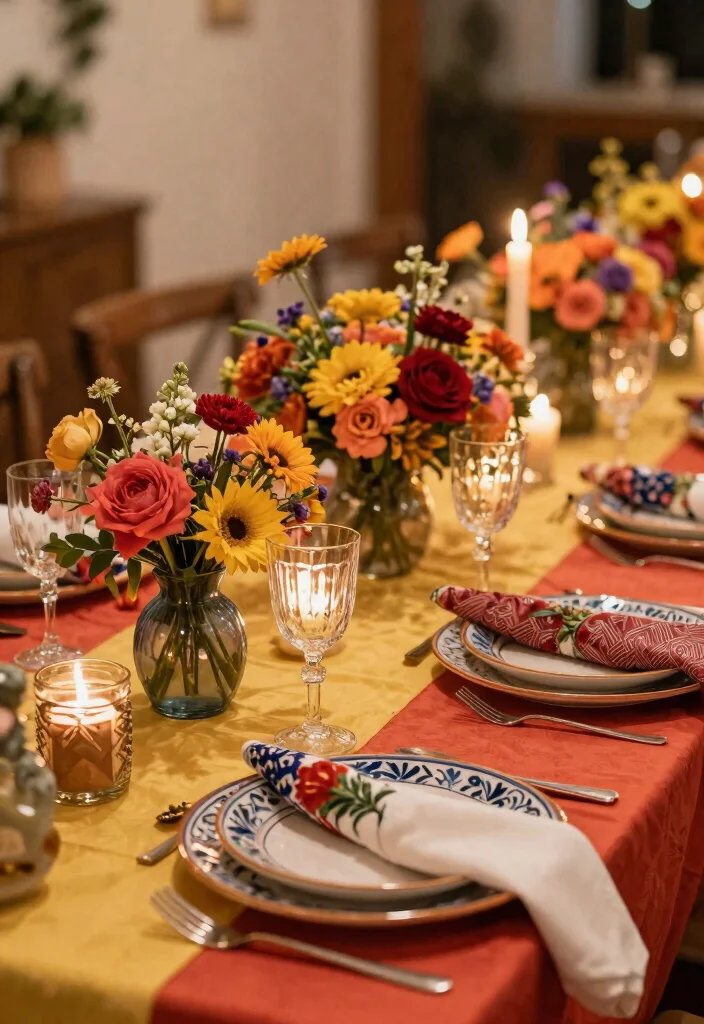 19 Mexican Wedding Ideas That Celebrate Culture - 9. Colorful Table Settings 1