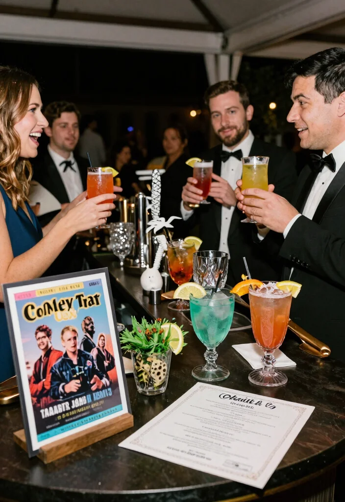 19 Nerdy Wedding Ideas That Show Your Shared Passions - 12. Themed Bar Menu 1