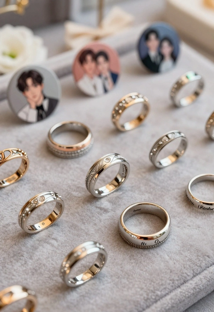 19 Nerdy Wedding Ideas That Show Your Shared Passions - 15. Customized Wedding Rings 1