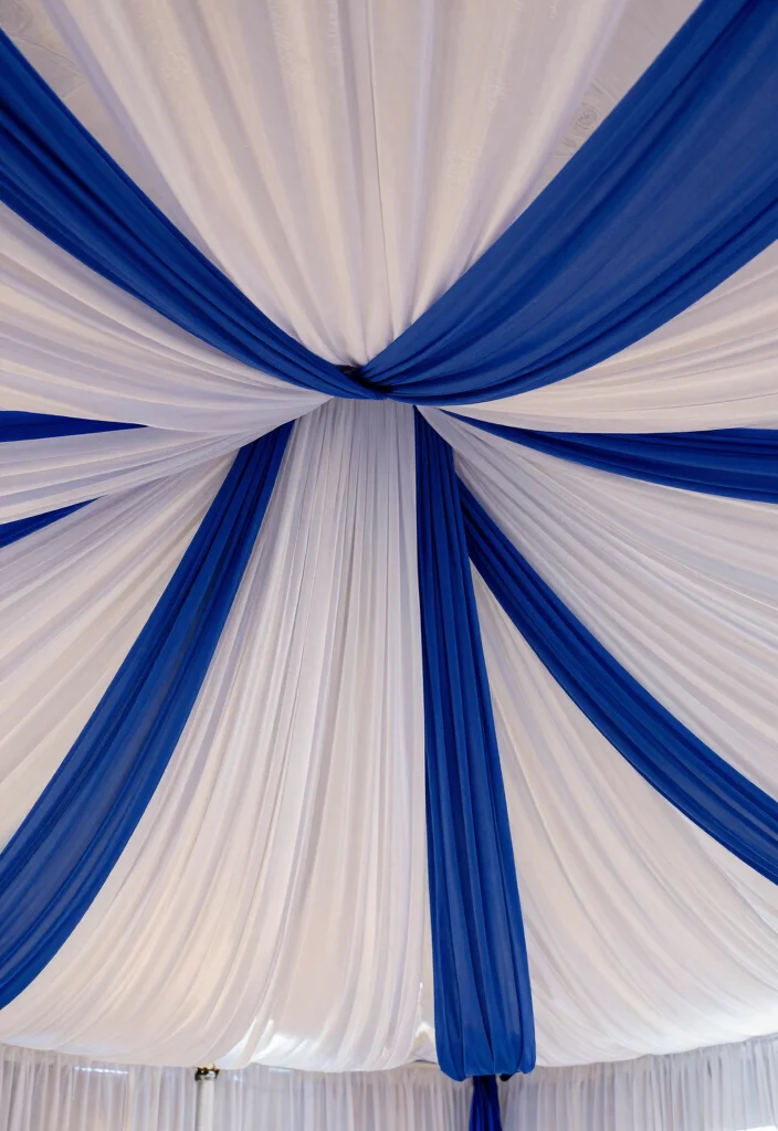 19 Quinceañera Decorations Ideas That Feel Royal - 14. Soft Draping Fabrics 1