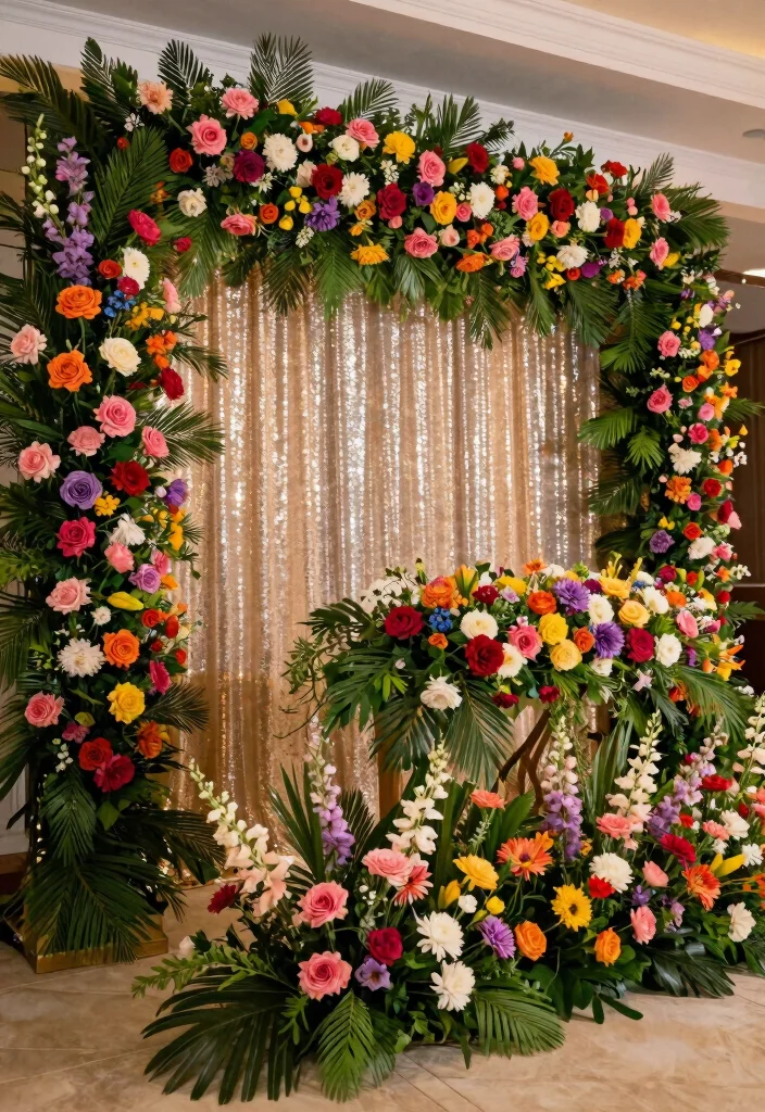 19 Quinceañera Decorations Ideas That Feel Royal - 6. Elegant Backdrops 1