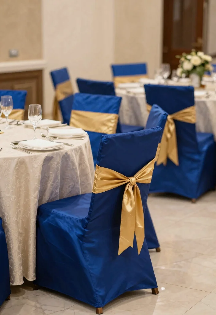 19 Quinceañera Decorations Ideas That Feel Royal - 8. Luxurious Chair Covers 1