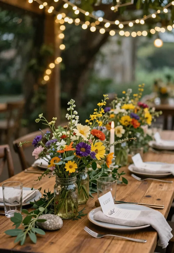 19 Romantic Wedding Ideas That Melt Hearts - 1. Nature-Inspired Centerpieces 1