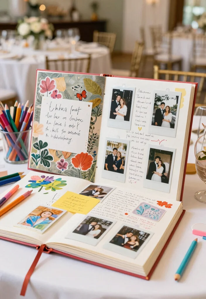 19 Romantic Wedding Ideas That Melt Hearts - 11. Creative Guest Book Alternatives 1