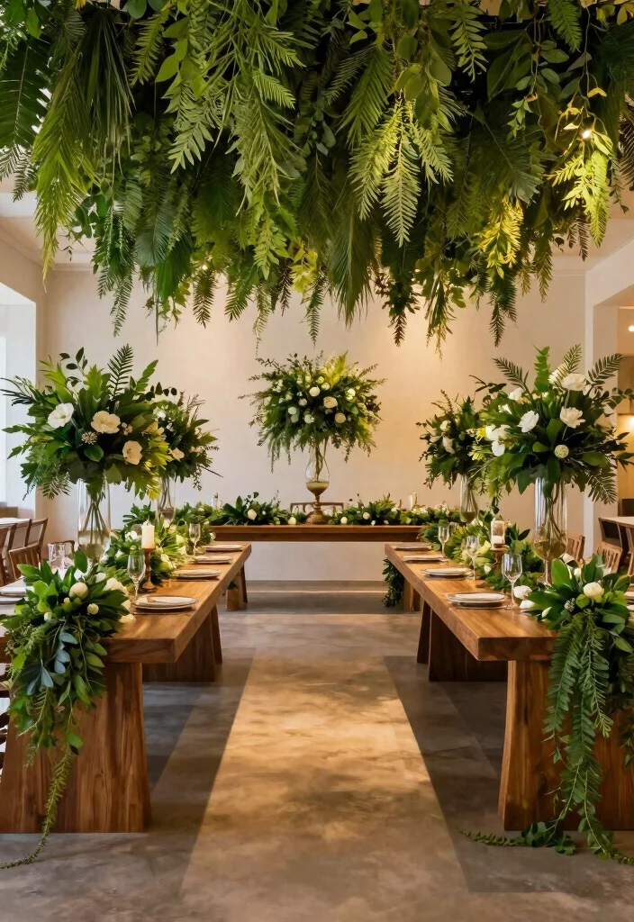 19 Romantic Wedding Ideas That Melt Hearts - 15. Foliage-Infused Decor 1