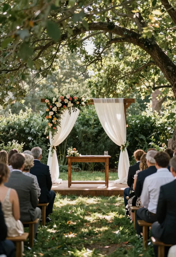 19 Romantic Wedding Ideas That Melt Hearts - 3. Intimate Outdoor Ceremonies 1