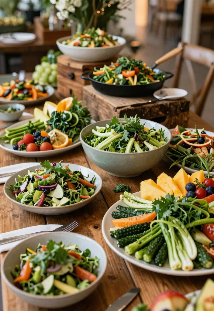 19 Romantic Wedding Ideas That Melt Hearts - 8. Green Catering Options 1