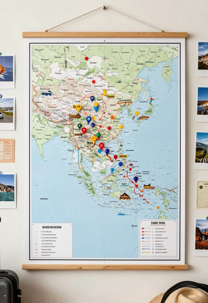 19 Sister Wedding Gift Ideas That Feel Heartfelt - 16. Personalized Travel Map 1