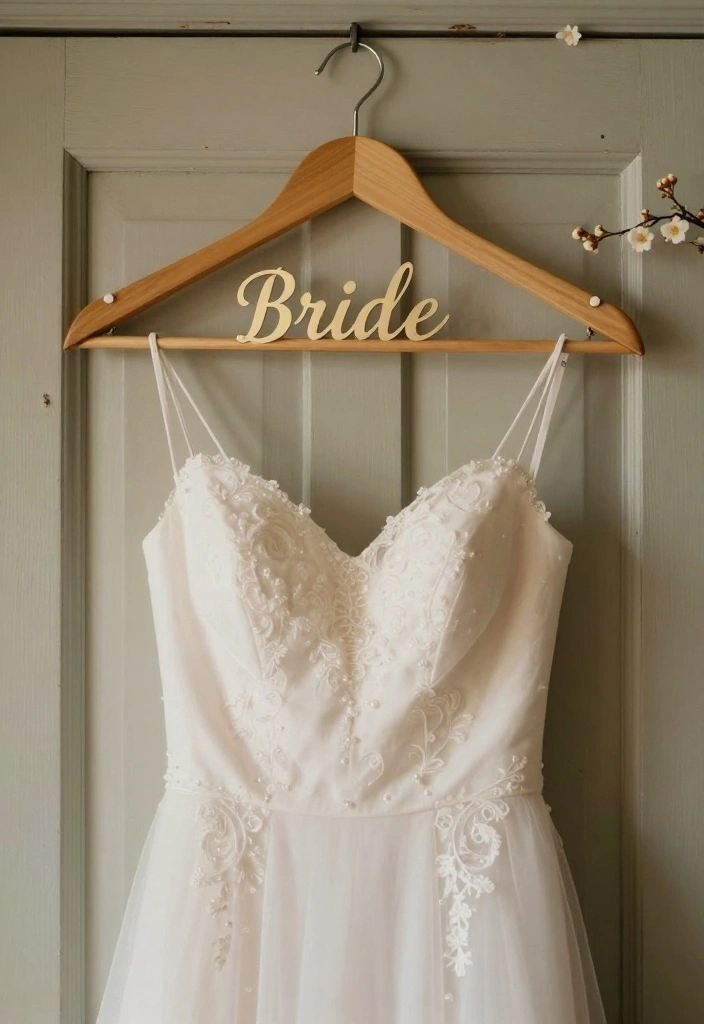 19 Sister Wedding Gift Ideas That Feel Heartfelt - 4. Personalized Wedding Day Hanger 1