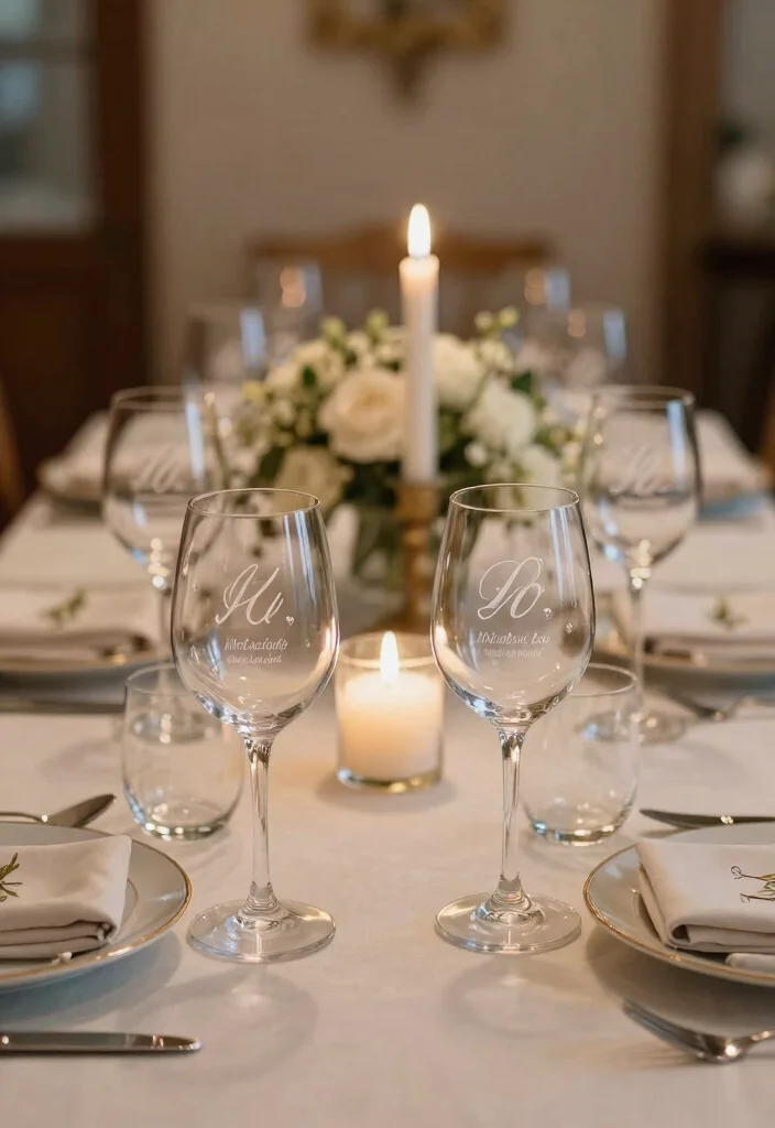 19 Sister Wedding Gift Ideas That Feel Heartfelt - 8. Customized Wine or Champagne Glasses 1