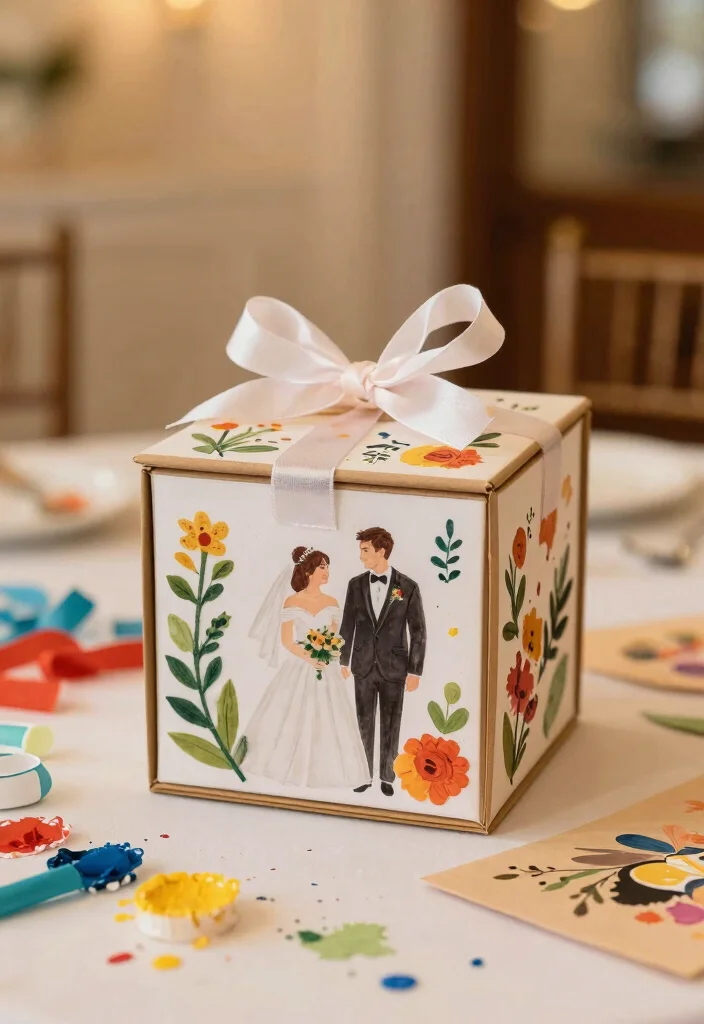19 Wedding Card Box Ideas That Add Elegance - 15. Crafters' DIY Box 1