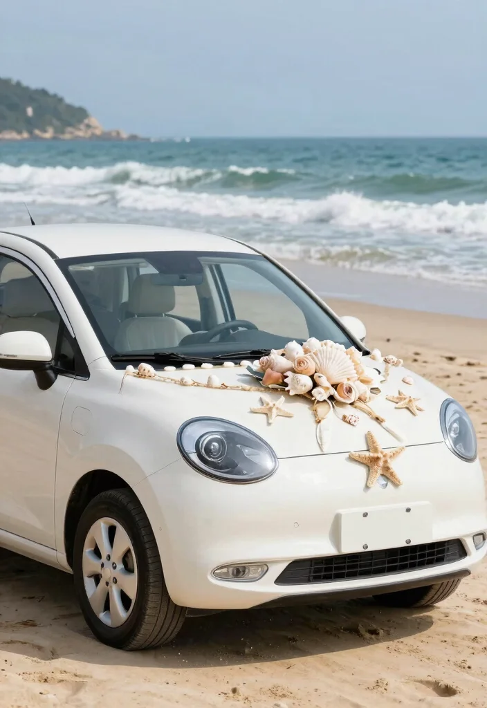 19 Wedding Cars Decoration Ideas That Make a Grand Entrance - 12. Themed Decorations 1