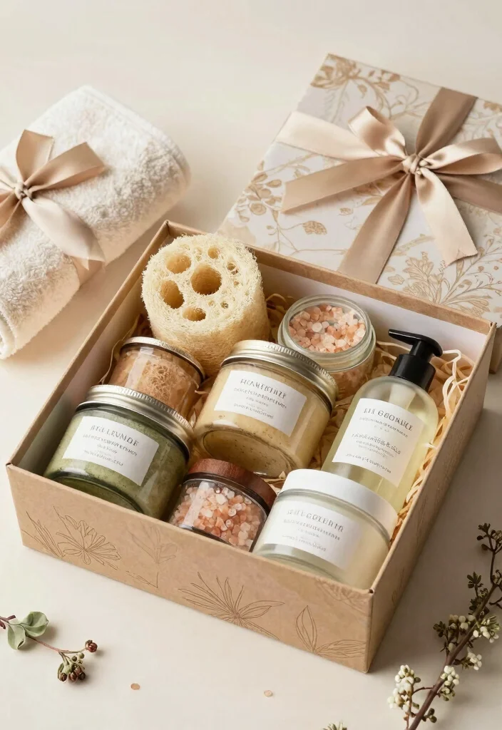 19 Wedding Gift Box Ideas That Feel Luxurious - 11. Eco-Friendly Spa Kit 1
