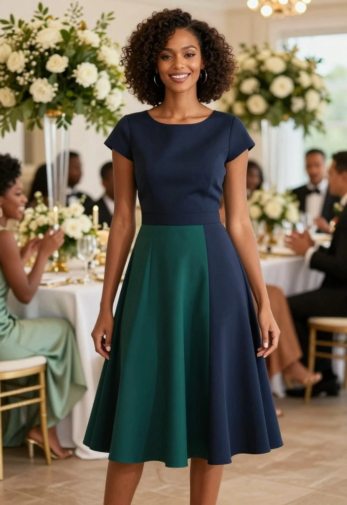 19 Wedding Guest Dress Ideas That Impress - 9. Classic A-Line Dresses in Eco-Friendly Fabrics 1