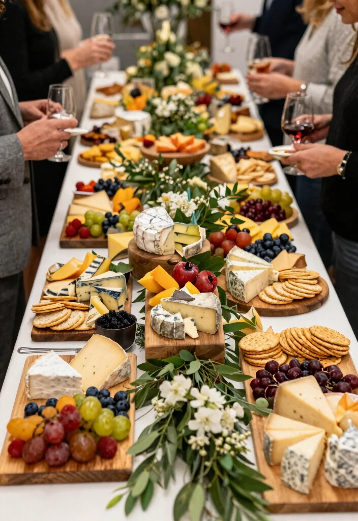 19 Wedding Ideas Food Stations and Menus Guests Will Remember - 11. Fruit and Cheese Pairing Station 1