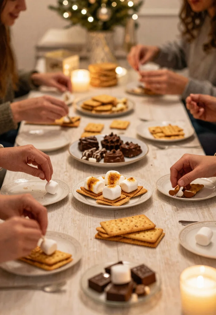 19 Wedding Ideas Food Stations and Menus Guests Will Remember - 9. Personalized S’mores Station 1