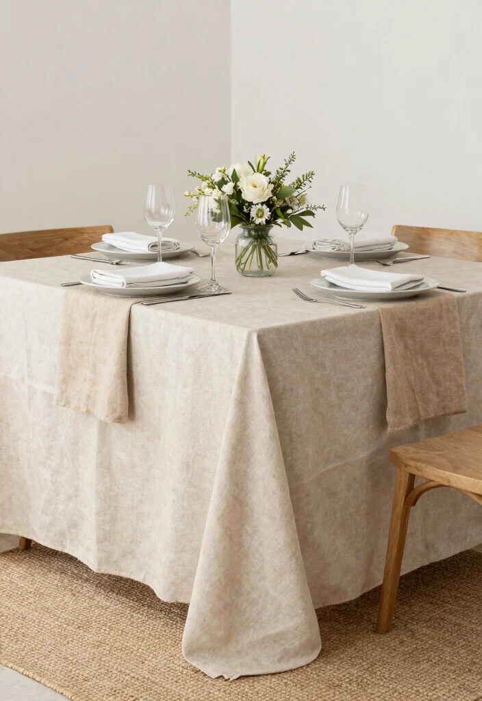 19 Wedding Sweetheart Table Ideas That Steal the Spotlight - 5. Biodegradable Table Linens 1