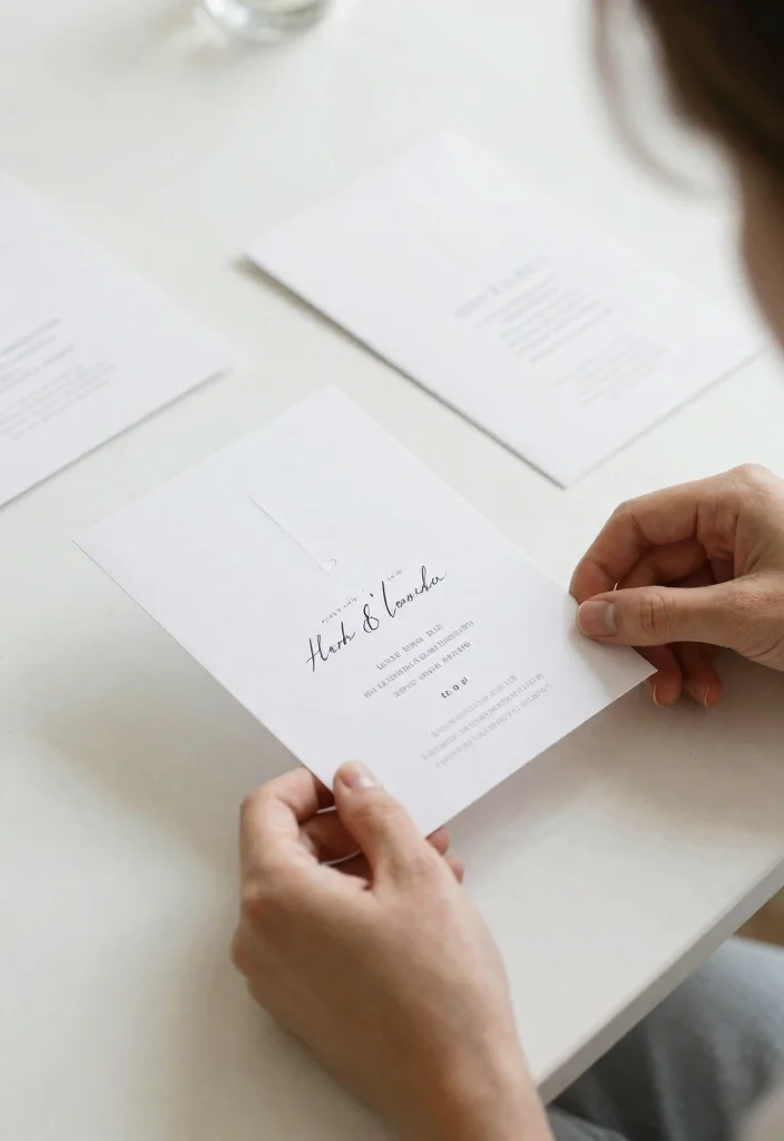 12 Classic Elegant Wedding Invitations Without the Designer Price - 4. Minimalist Charm 1