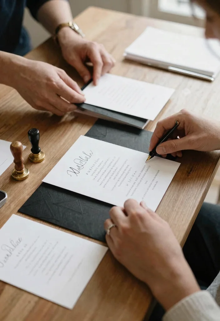 12 Classic Elegant Wedding Invitations Without the Designer Price - 6. Classic Black and White 1