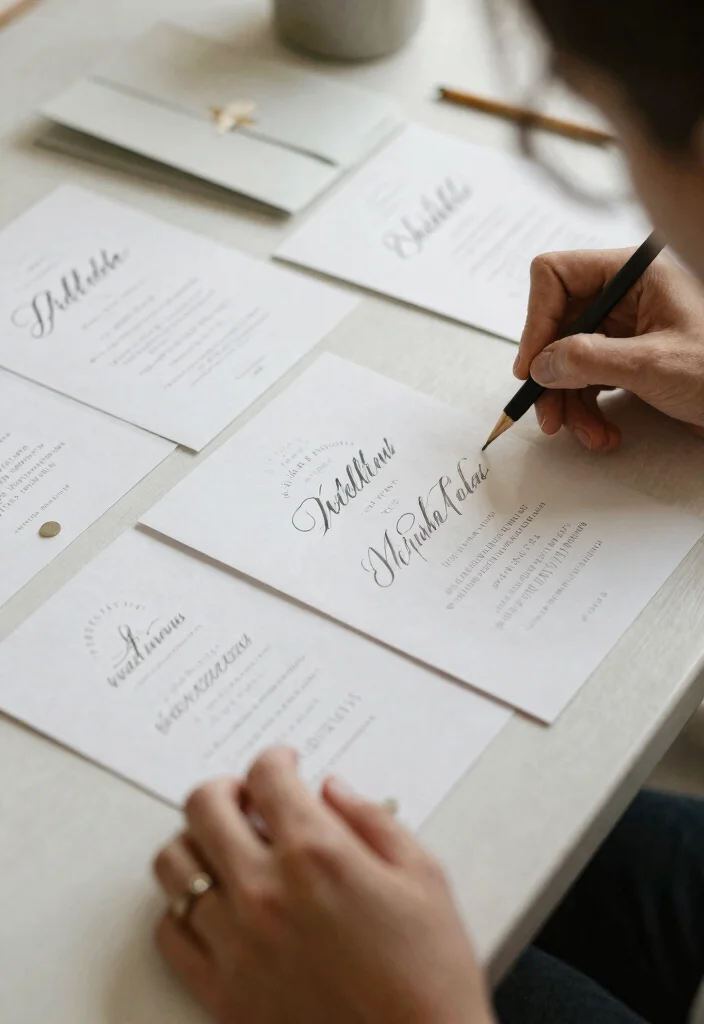 12 Classic Elegant Wedding Invitations Without the Designer Price - 8. Elegant Typography 1