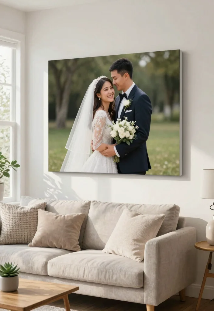 12 Memorable Wedding Gifts They'll Actually Display at Home - 1. Customized Canvas Prints 1
