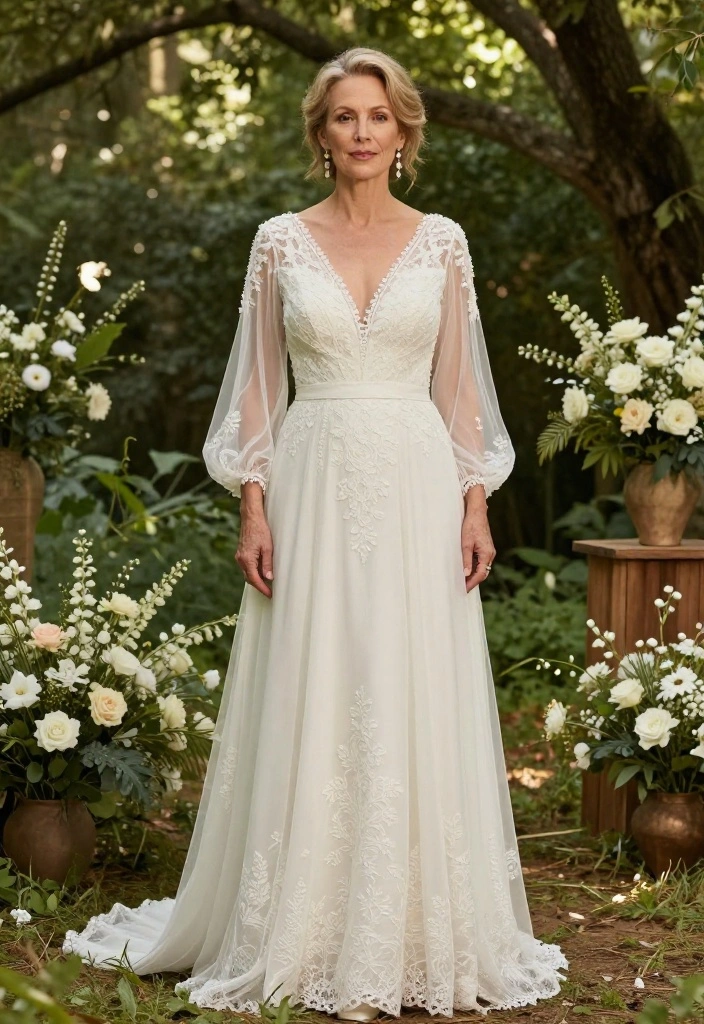 12 Wedding Dresses for Mature Brides That Feel Age-Appropriate - 11. Eco-Friendly Fabrics and Designs 1
