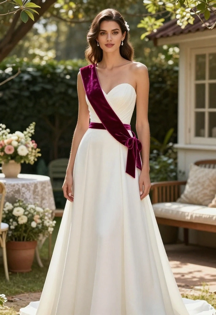 12 Wedding Gown Accessories That Stay in Place Through Photos - 2. Decorative Sashes 1