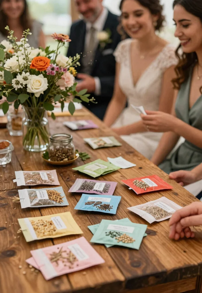 12 Wedding Guest Gifts That Don't End Up in the Trash - 1. Seed Packets for a Blooming Memory 1
