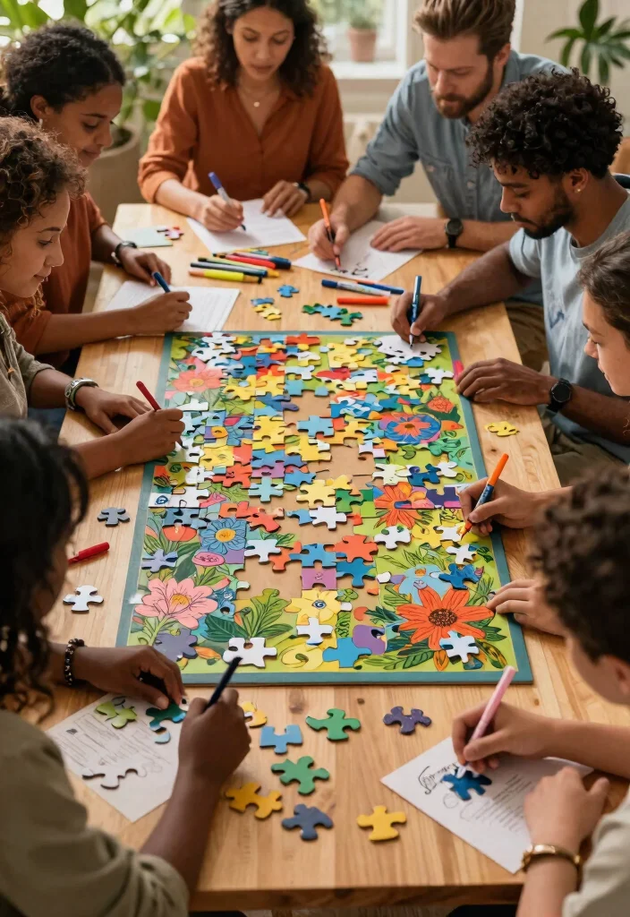 12 Wedding Guestbook Table Ideas That Actually Get Signed - 1. A Custom Puzzle Guestbook 1