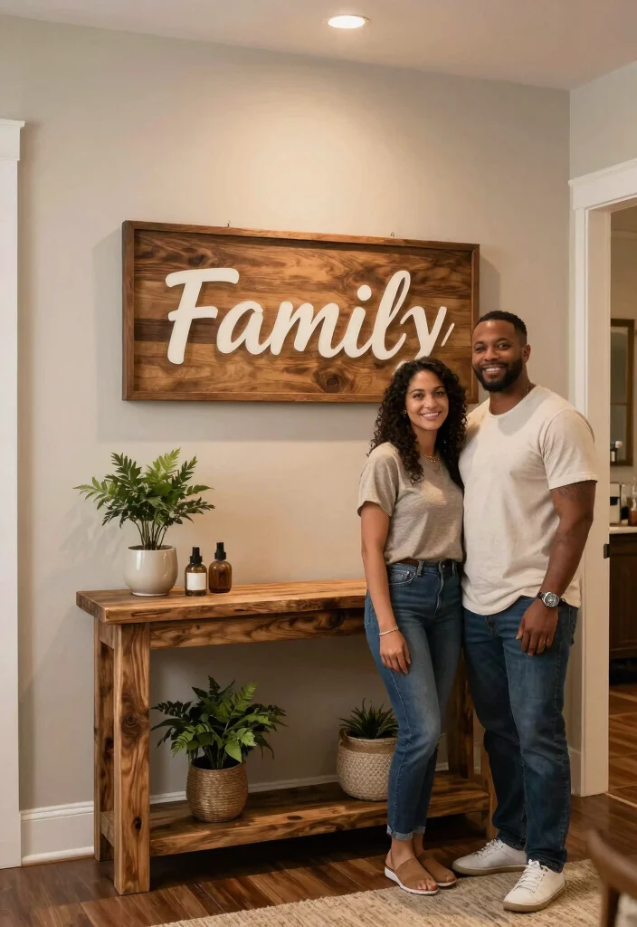14 Cute Wedding Gifts That Don't End Up in the Donation Pile - 13. Customized Family Name Sign 1