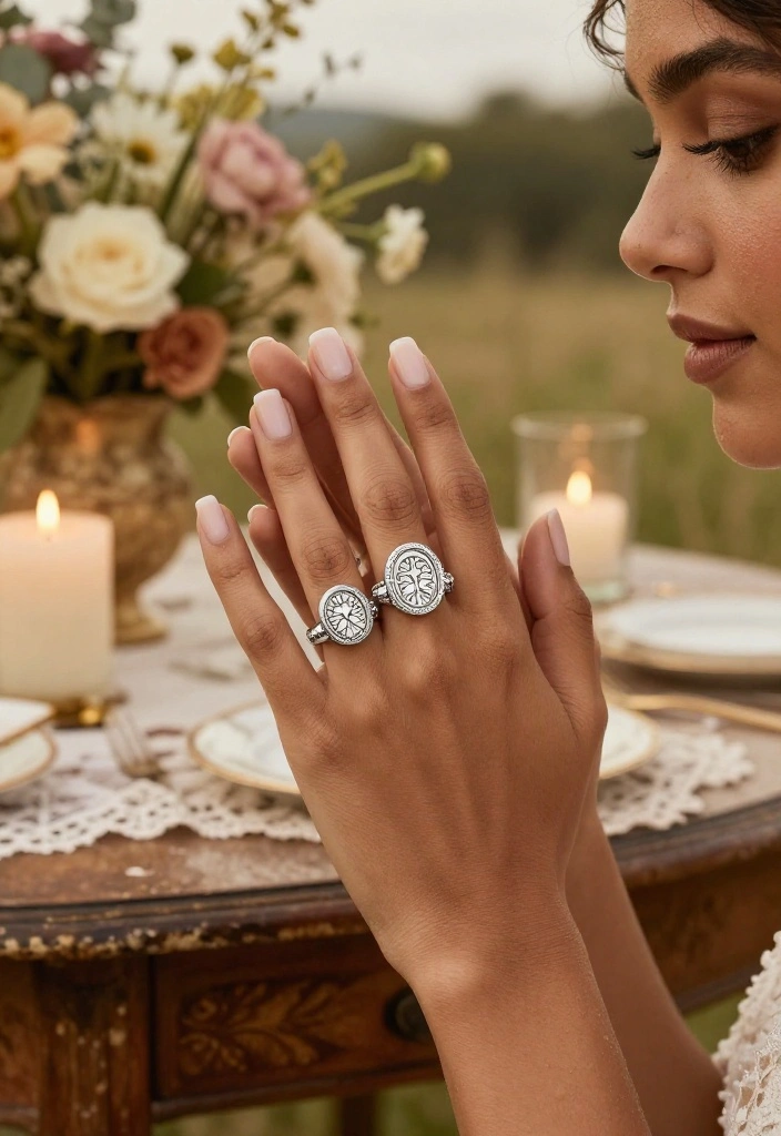 14 Fairy Wedding Rings That Don't Look Costume or Childish - 12. Mystical Engravings: Personalized Touches 1