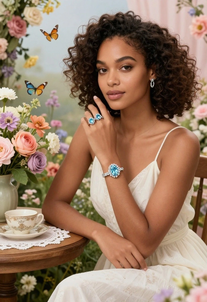 14 Fairy Wedding Rings That Don't Look Costume or Childish - 4. Gemstone Wonders: Ethereal Stones 1