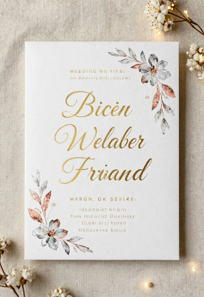 14 Gold Wedding Invitations for Half the Price of Foil Stamping - 12. Stunning Metallic Accents 1