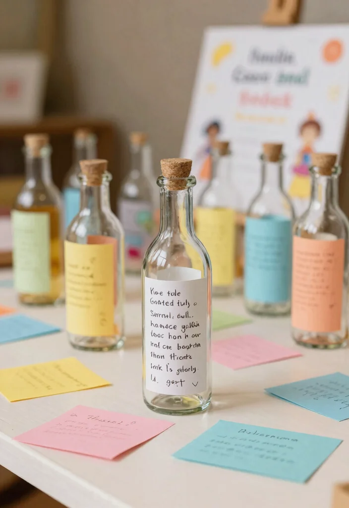 14 Wedding Guest Book Table Arrangements That Draw Every Guest - 11. Message in a Bottle 1