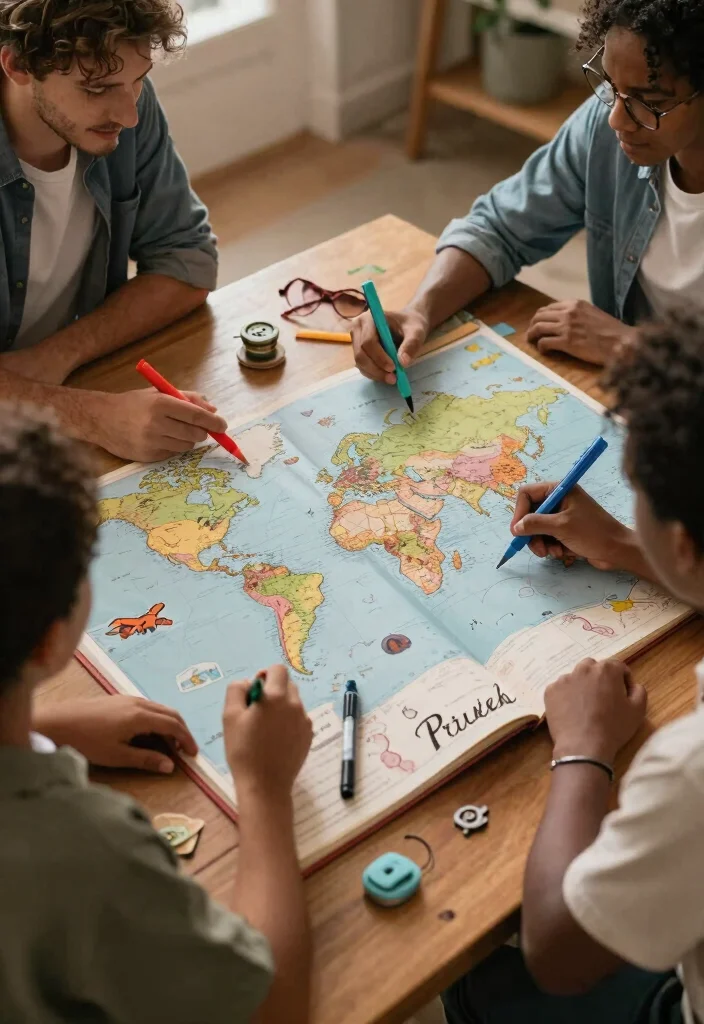 14 Wedding Guest Book Table Arrangements That Draw Every Guest - 14. Travel-Inspired Guest Book 1