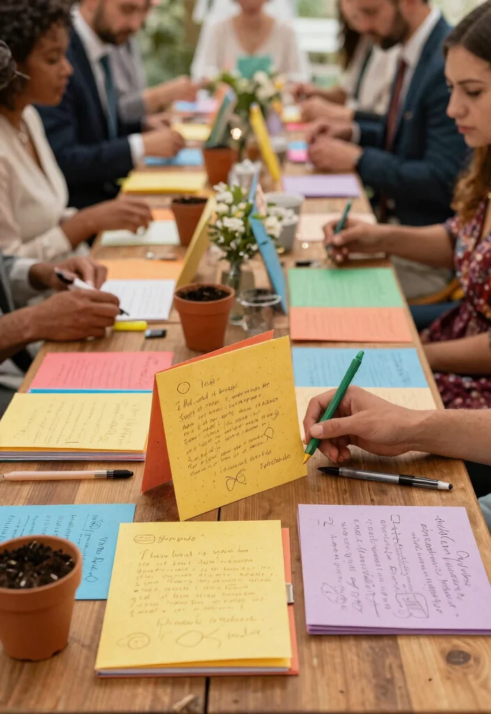 14 Wedding Guest Book Table Arrangements That Draw Every Guest - 5. Seed Paper Guest Book 1
