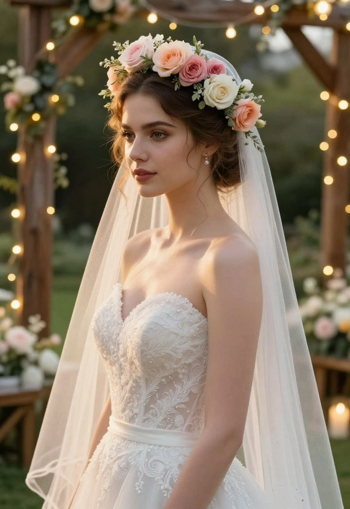 14 Wedding Veil Accessories That Stay Put Without Bobby Pins - 5. Floral Hairpieces 1
