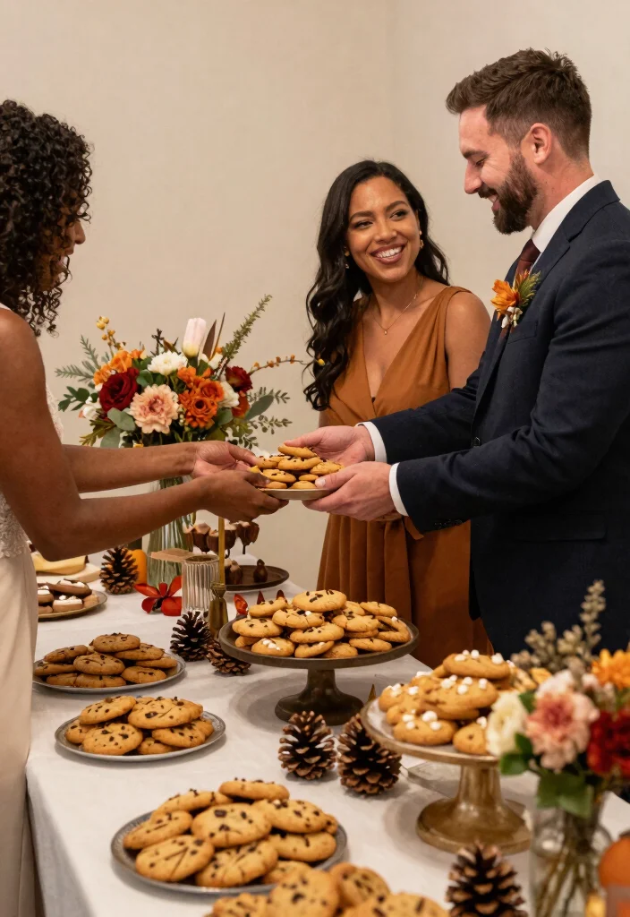 15 Cookie Table Wedding Display Ideas That Stay Fresh All Night - 5. Seasonal Sensations 1