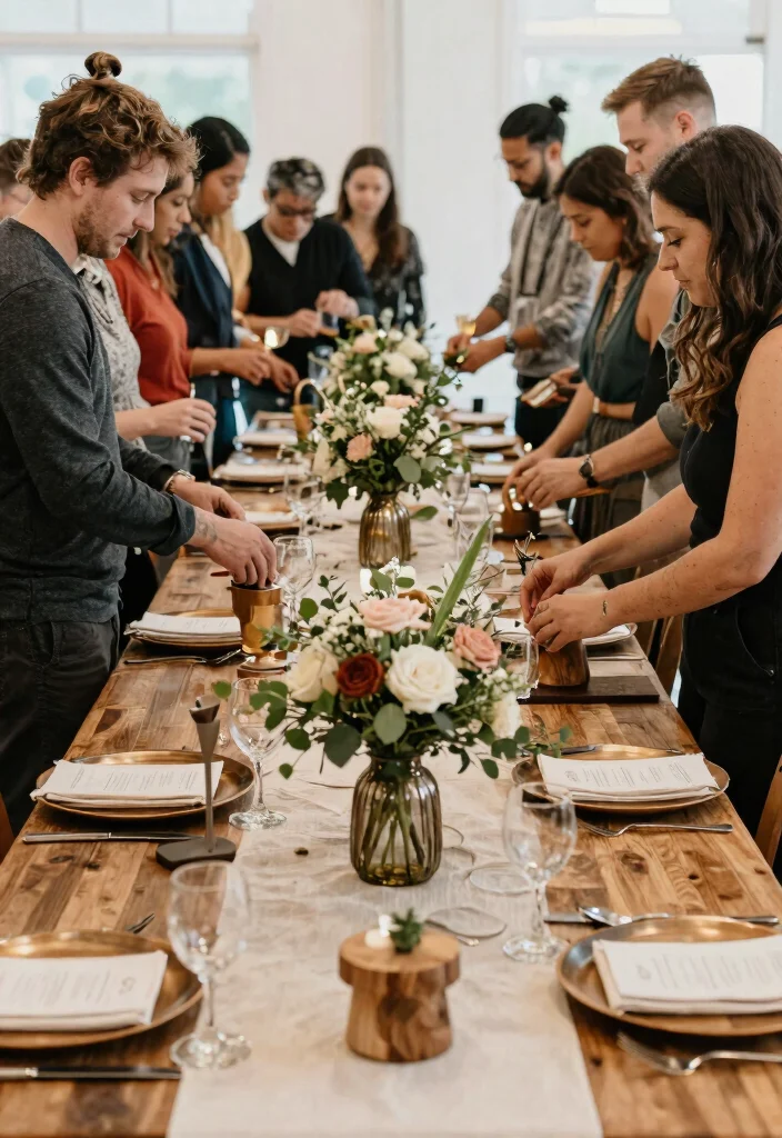 15 DIY Wedding Flower Centerpieces That Look Store-Bought - 14. Mixed Media Centerpieces 1