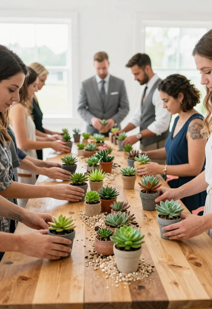 15 DIY Wedding Flower Centerpieces That Look Store-Bought - 2. Eco-Friendly Succulent Arrangements 1