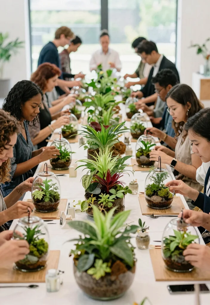 15 DIY Wedding Flower Centerpieces That Look Store-Bought - 7. Terrarium Centerpieces 1