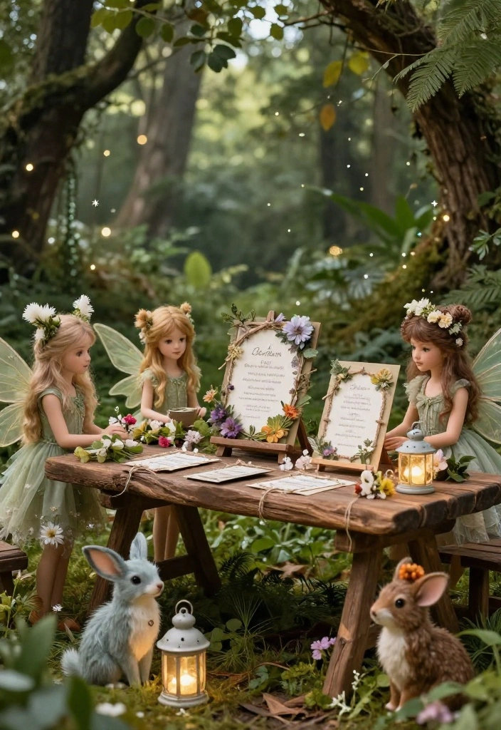 15 Fantasy Wedding Invitations That Signal Costume-Encouraged - 1. Enchanted Forest Invitations 1