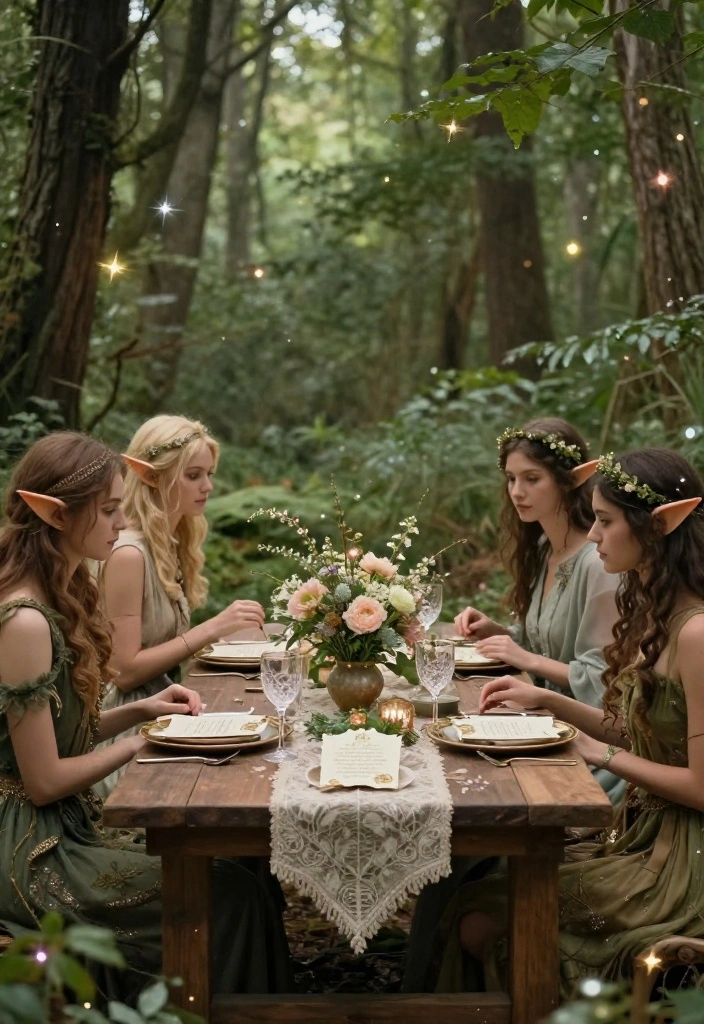 15 Fantasy Wedding Invitations That Signal Costume-Encouraged - 11. Elven Script Invitations 1