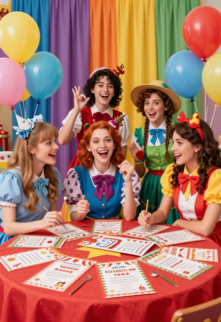15 Fantasy Wedding Invitations That Signal Costume-Encouraged - 12. Carnival Fantasy Invitations 1