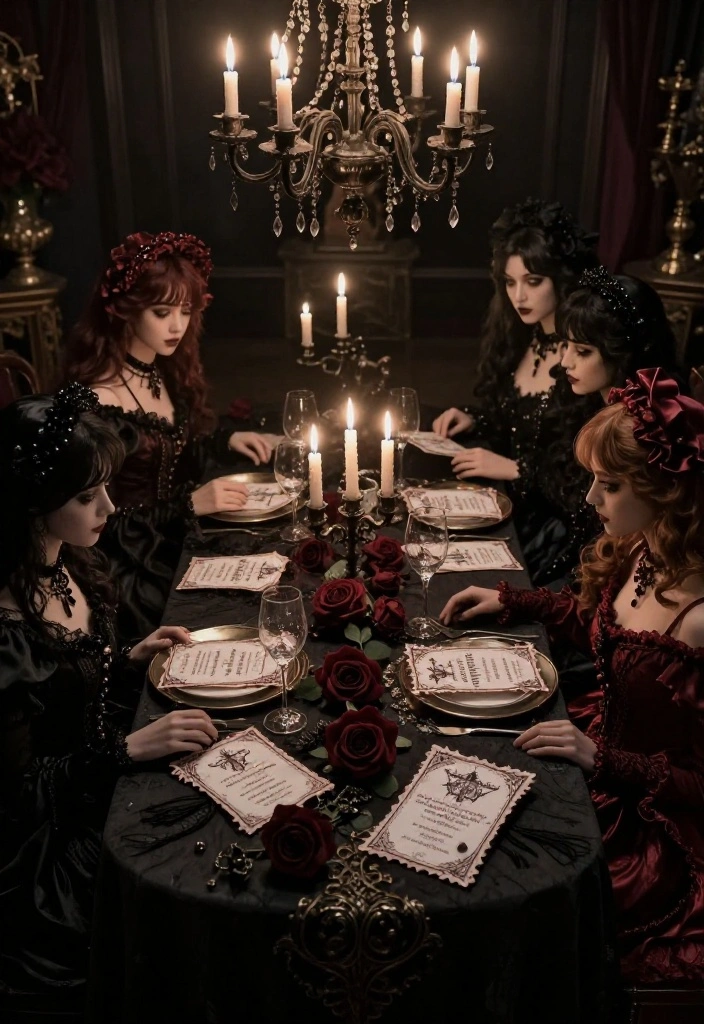 15 Fantasy Wedding Invitations That Signal Costume-Encouraged - 14. Gothic Fantasy Invitations 1