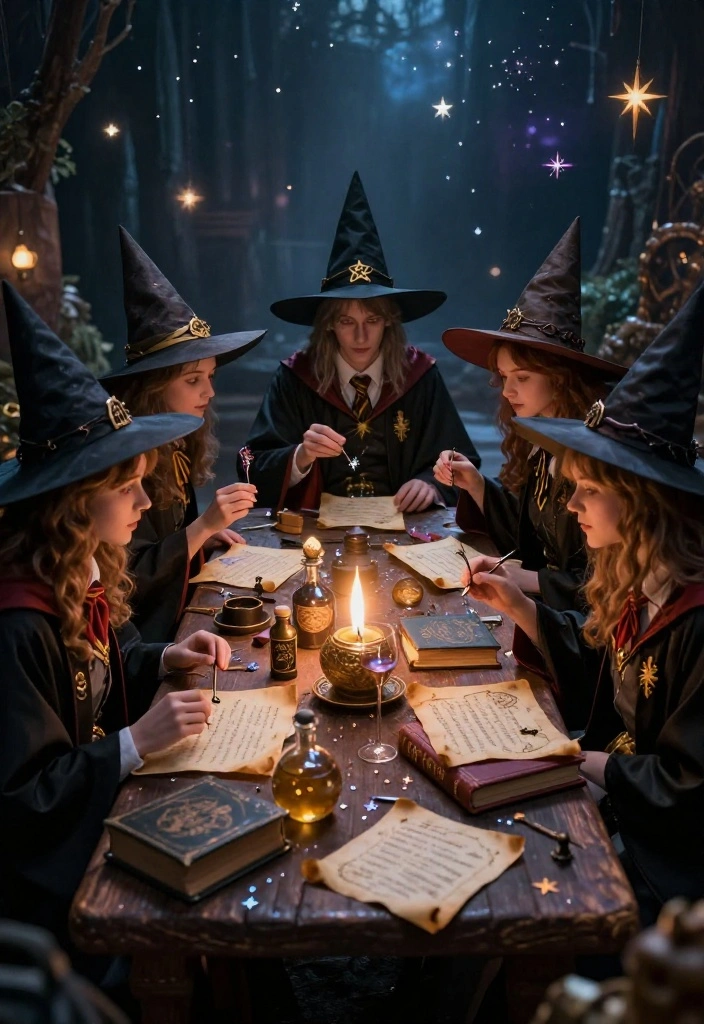 15 Fantasy Wedding Invitations That Signal Costume-Encouraged - 4. Whimsical Wizard Invitations 1