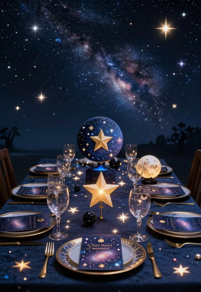 15 Fantasy Wedding Invitations That Signal Costume-Encouraged - 6. Celestial Theme Invitations 1